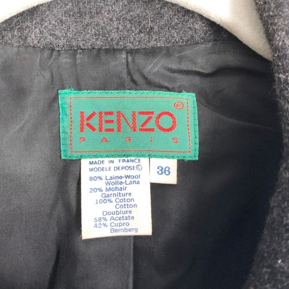 [Kenzo] Paris Wool Cropped Double Breasted Jacket - Picture 7 of 7